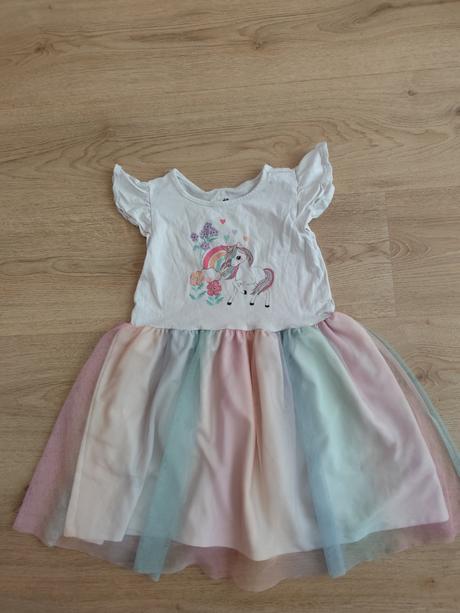 Šaty s tylom, h&m,110