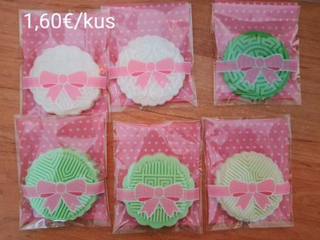 Voňavé darčekové mydielka, 