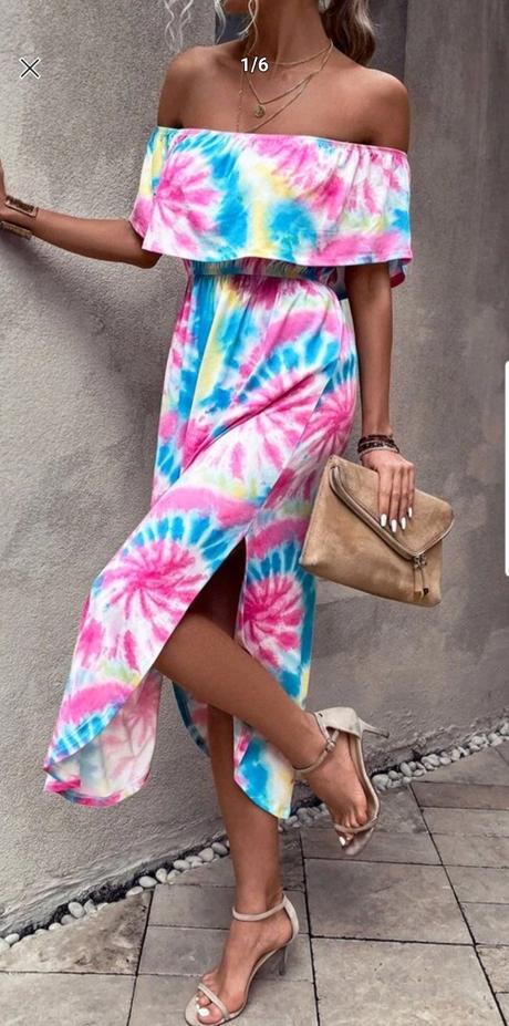 Šaty ombre poštovné zdarma, l / m / s / xl / xs