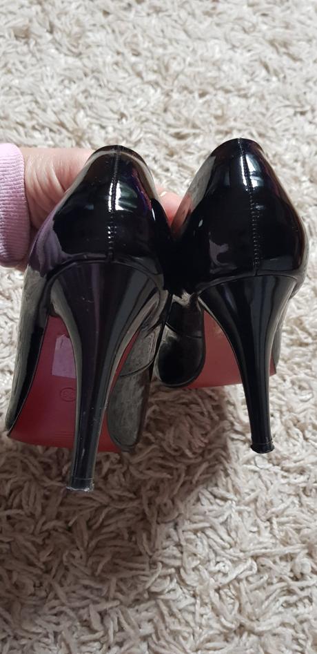 Čierne lodičky lakovky, 36