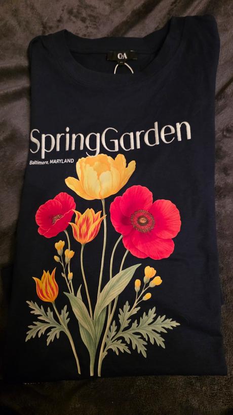 Tricko xl damske bavlna modre, c&a,xl