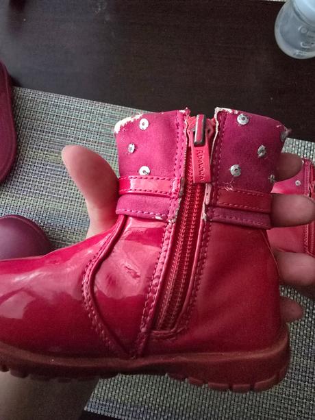 3x ružové čižmičky, 21