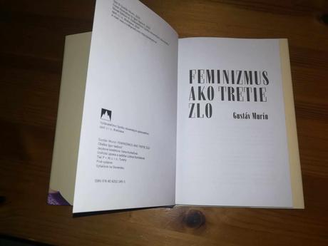 Kniha "feminizmus ako tretie zlo", 