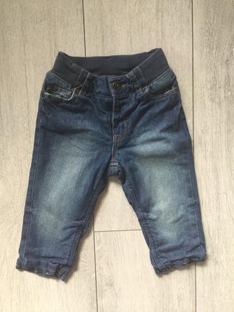 Chlapcenske zateplene rifle 6-9 mesiacov, h&m,74