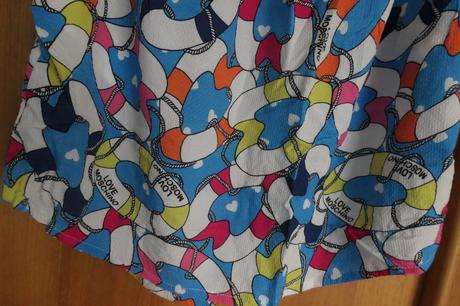 Moschino icon luxusna bluzka/top vel. s/m, moschino,s