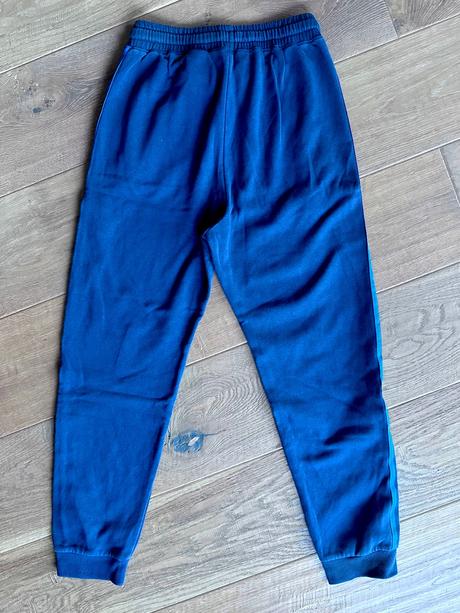 Tepláky s prúžkami po bokoch, h&m,158