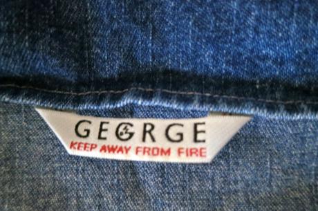 Riflové šaty vel.104/110, george,104