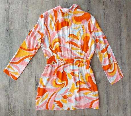 Oranžové minišaty, mango,m