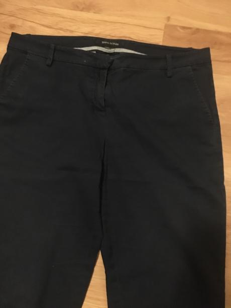 Tmavo modré nohavice balónové, marc o´polo,l