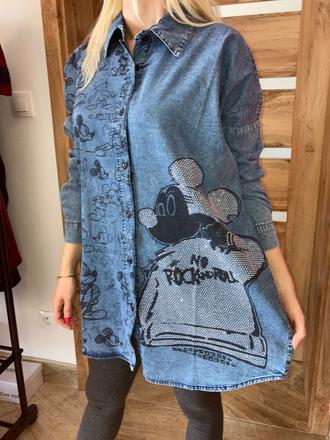 Riflová košeľa l,xl,2xl, xl