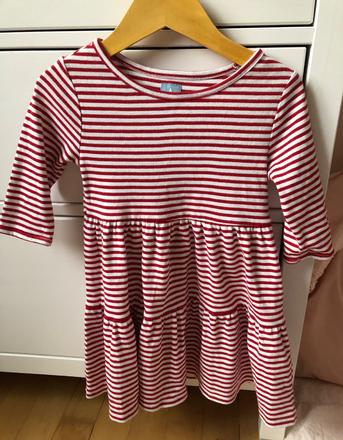 Červeno - biele pásikavé šaty, gap, 110, gap,110