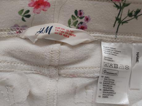 Dievčenské legíny, h&m,128