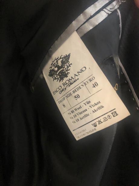 Oblek paco romano eu 40, 40