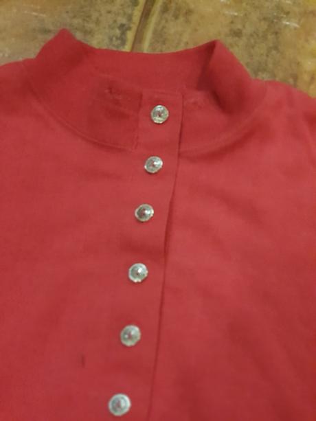 Cyklámenová retro mikina veľ. m, m