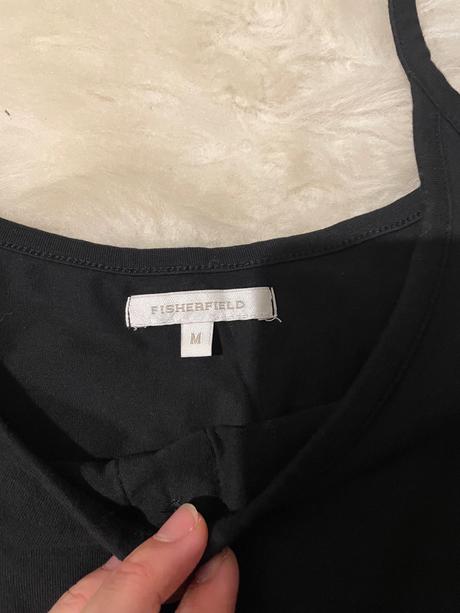 Crop tielko s volanom a gombikami, m