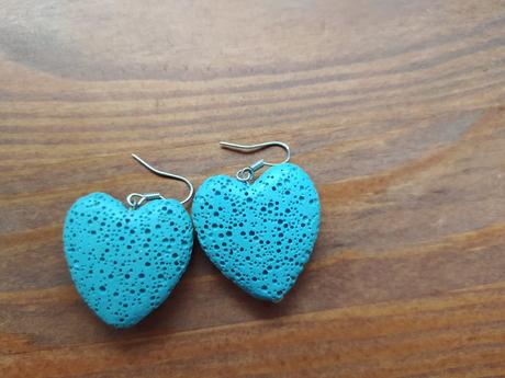 Náušnice lávový kamen, 