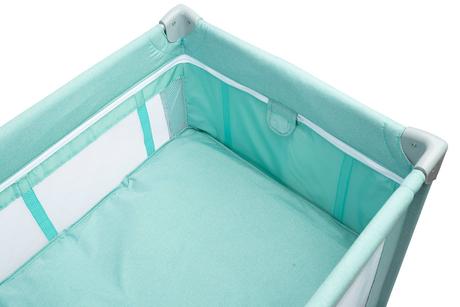 Caretero cestovná postieľka basic plus mint, šírka (cm): 60,dĺžka (cm): 120