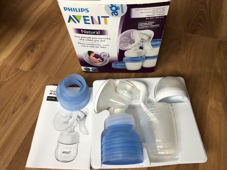 Odsávačka mliečka avent s via pohárikmi, 