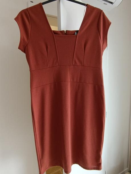 Dámske hnedé šaty, f&f,44