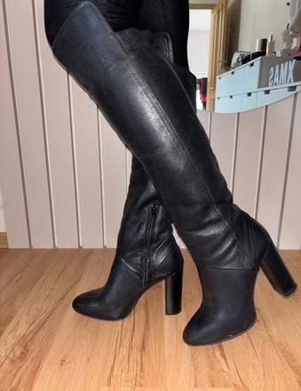 Kožené čižmy zara 36, zara,36