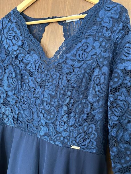 Spoločenské šaty na ples/svadbu s čipkou, xl