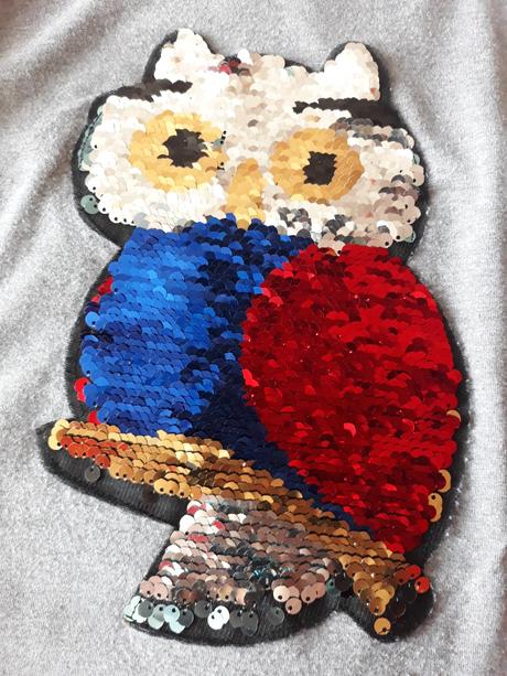 "meniace"tričko so sovičkou, 128