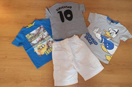 1-2x oblecene, tricka, kratasy, next, disney, next,110