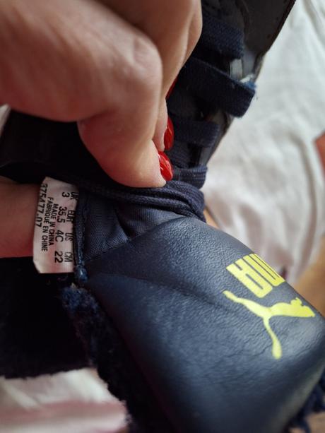 Chlapčenské topánky na zimu, puma,35