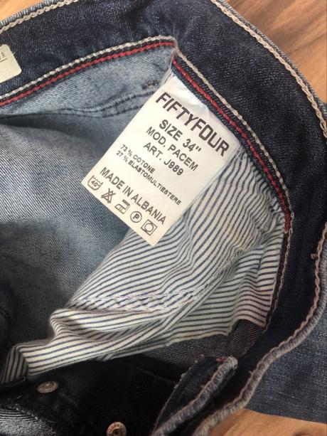 Pánske skinny džínsy - fifty four denim, l