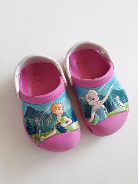 Crocs c 4-5, anna & elsa, crocs,22