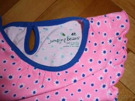 Šaty s malými kvetinkami, jumping beans,104