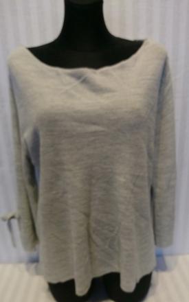 Dámsky tenký acrylový sivý pulóver, tu, xl/xxl, tu,xl