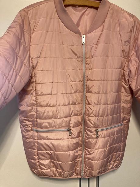 Krásna púdrovo-ružová prechodná bunda, pepco,46