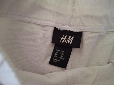 Biele šortky, h&m,122