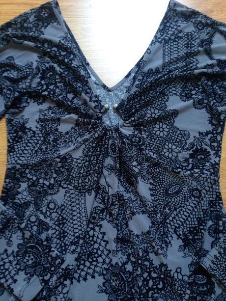 Šaty/top blunature, s