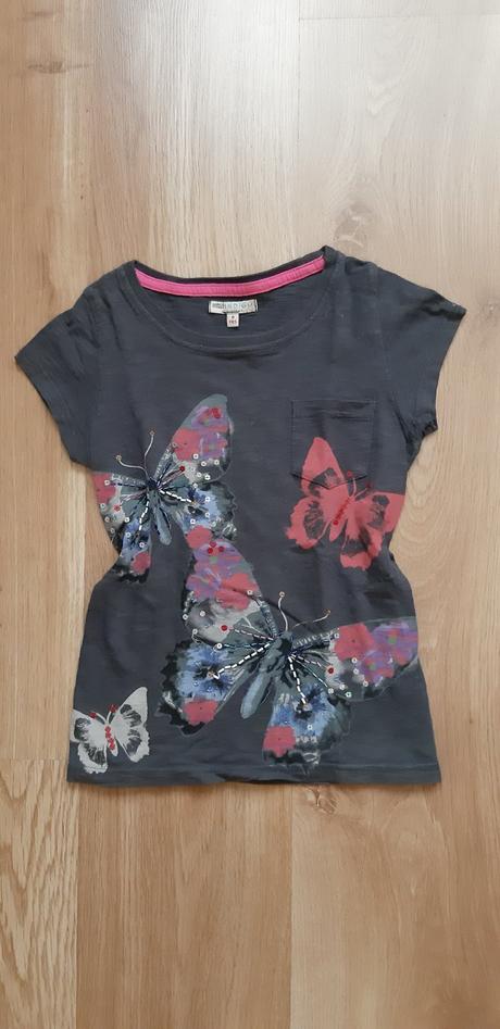 Tričko s motýľmi, marks & spencer,128