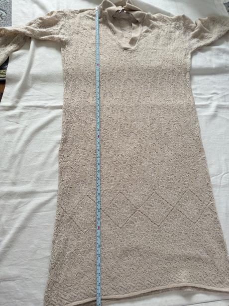 Pletené šaty zara s pointelle vzorom, zara,s