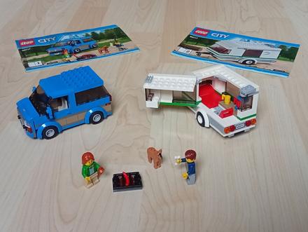 Lego 60117 dodávka a karavan,