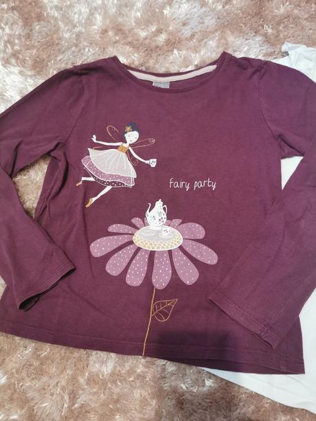 2x tricko s dlhým rukávom, sinsay,128