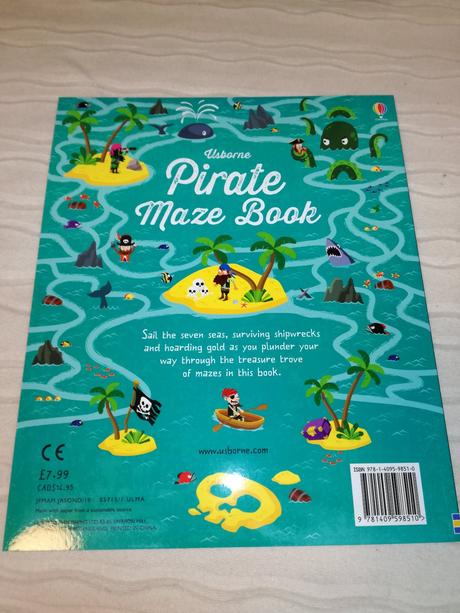 Usborne space maze book nau19,