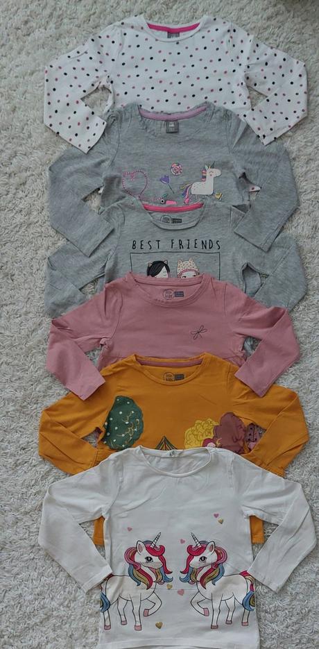 Oblečenie jeseň, zima, jar tričká dlhý rukáv, 110