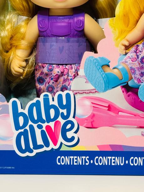 Baby alive sudsy styling bábika 31cm + doplnky, 