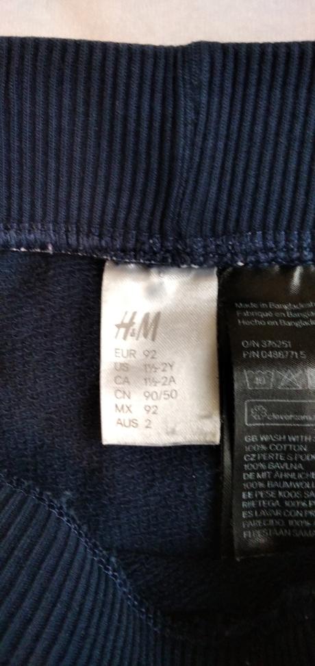 Tepláky, h&m,92