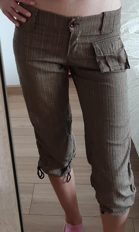 Hnede 3/4 nohavice, m