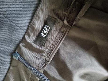 Modro čierna biznis sukňa f&f veľ. 40, f&f,40