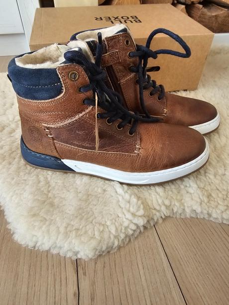 Zimné kožené topánky, 34
