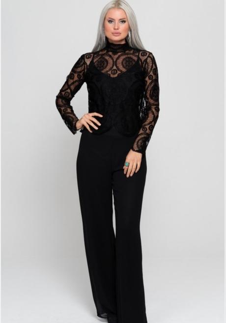 Čipkovany top, 38 - xl