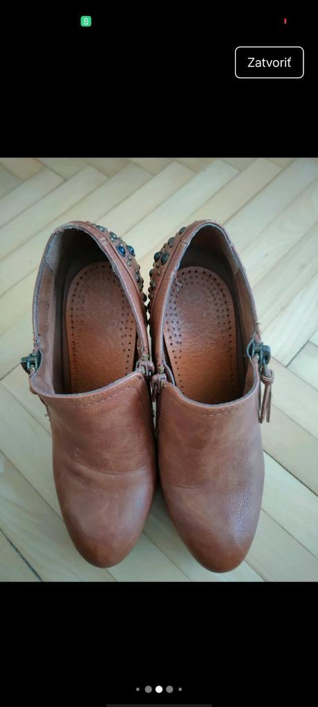 Členkové topánky na vysokom podpätku, graceland,38