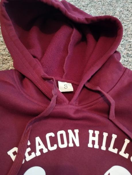 Hrejivá mikina bordová, s / xs