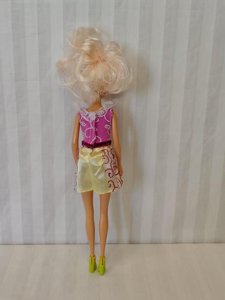 Retro blond bábika 31 cm, originál barbie sandále,